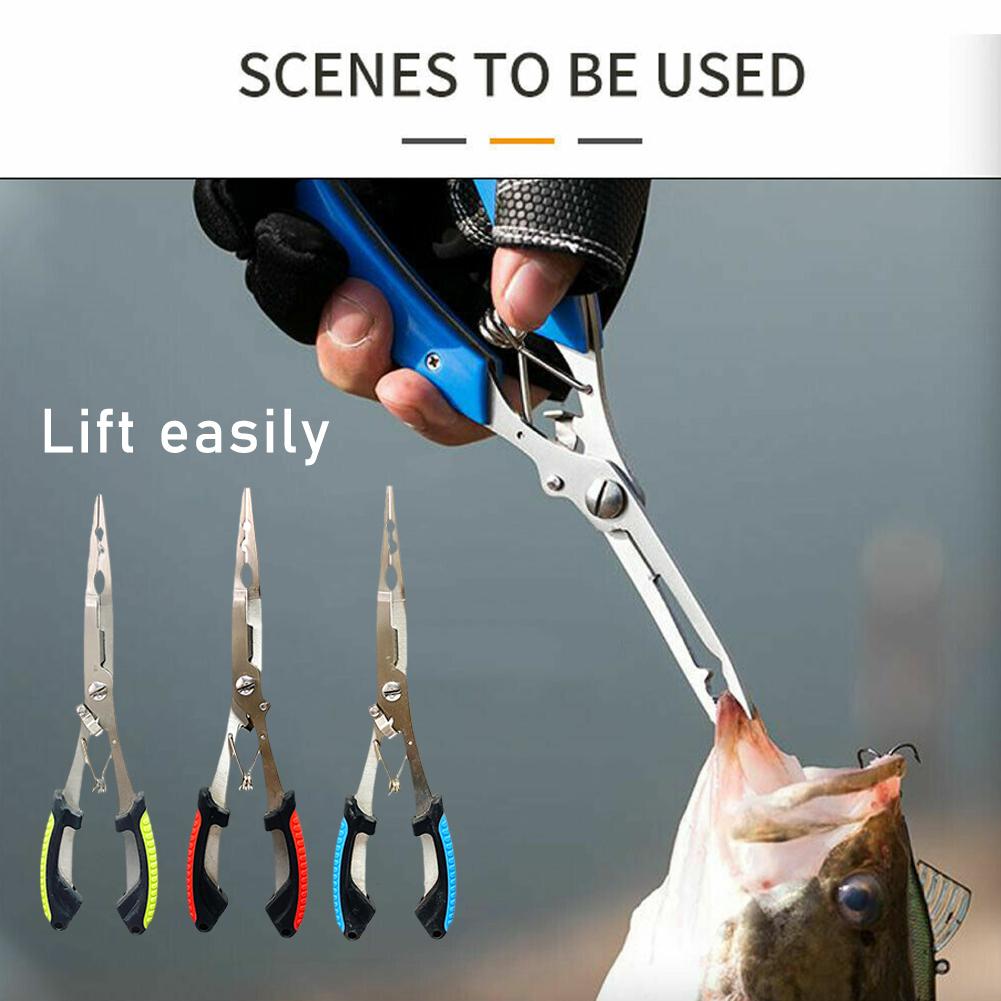 Fishing Equipment Target - Pinze da Pesca Multifunzione in Acciaio